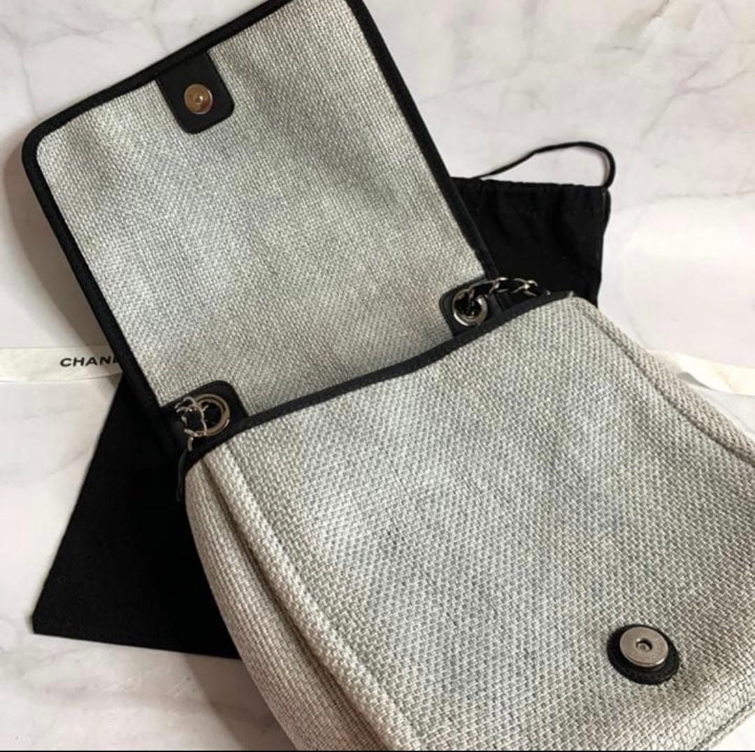 CHANEL シャネル 美品 ドーヴィル マトラッセ バッグ