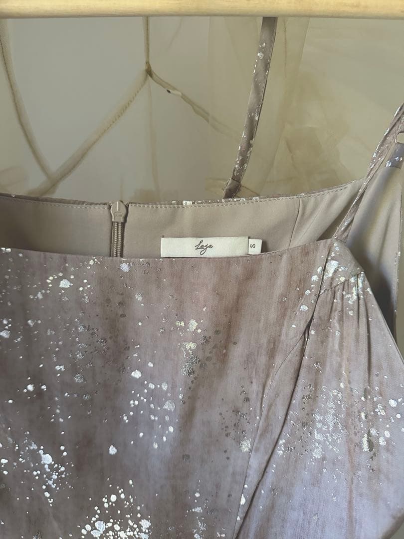 leja チュールフリルボレロペイントマーメイドワンピースドレス