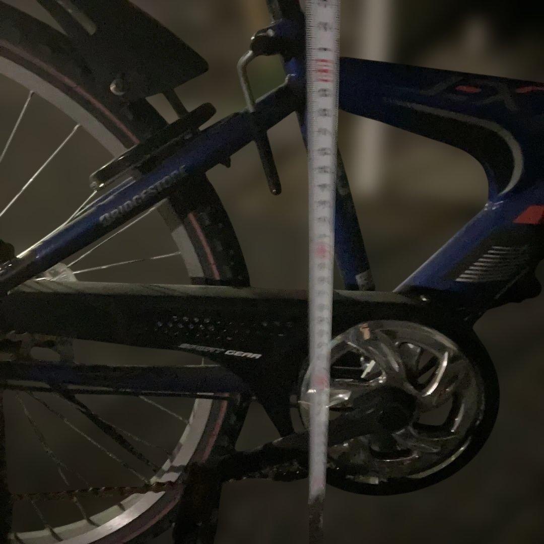 自転車 本体ブリヂストン　ブルー　小学高学年用　引き渡し可能な方限定群馬県邑楽郡
