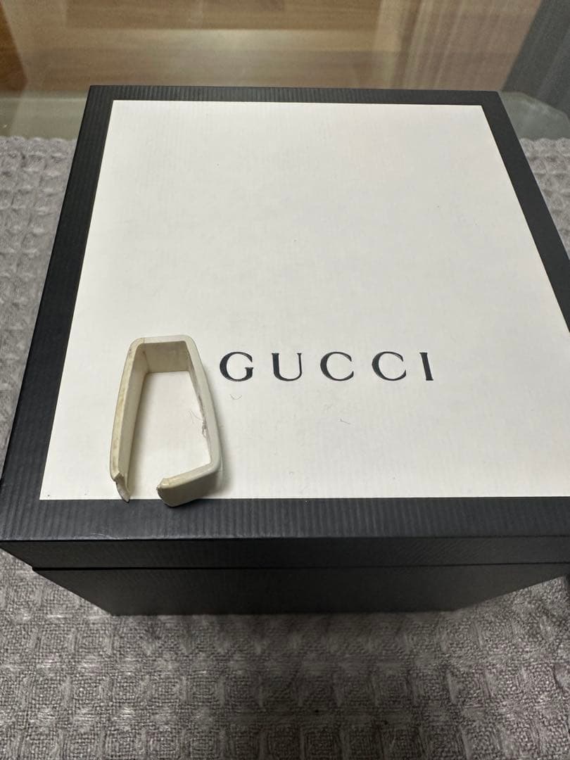 GUCCIシェリーライン　ラバーベルト腕時計　ジャンク品