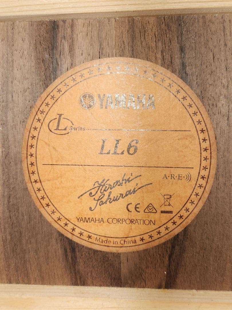 YAMAHA LL6 アコースティックギター 美品