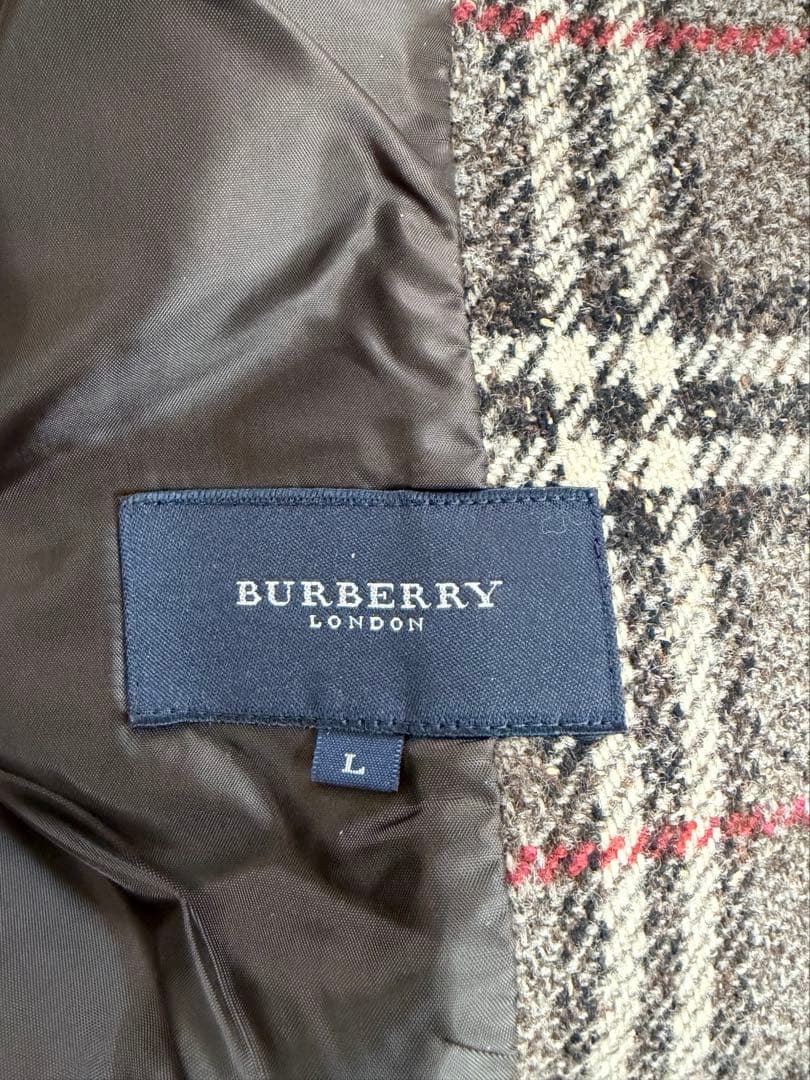 バーバリー　メンズニットブルゾン　L