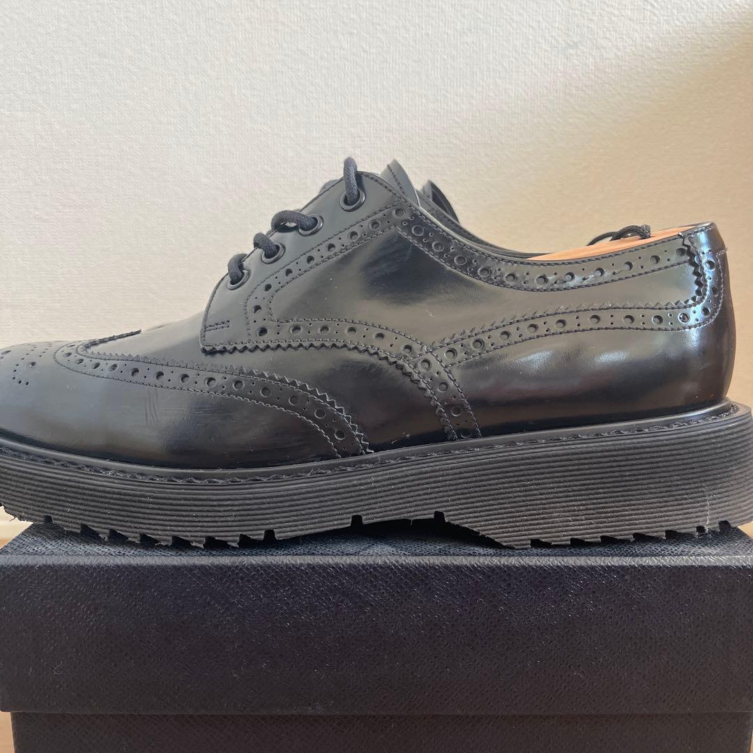 PRADA ウイングチップ レザーシューズ シャークソール ブーツ ローファー