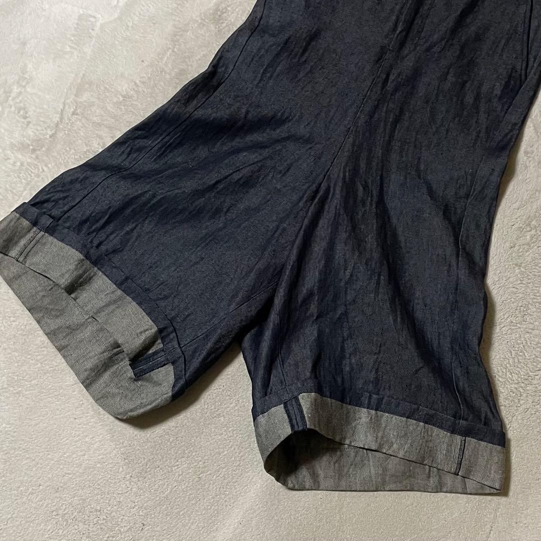 ヨウジヤマモトREGULATION デニムサルエルパンツSz1 美品 麻100%