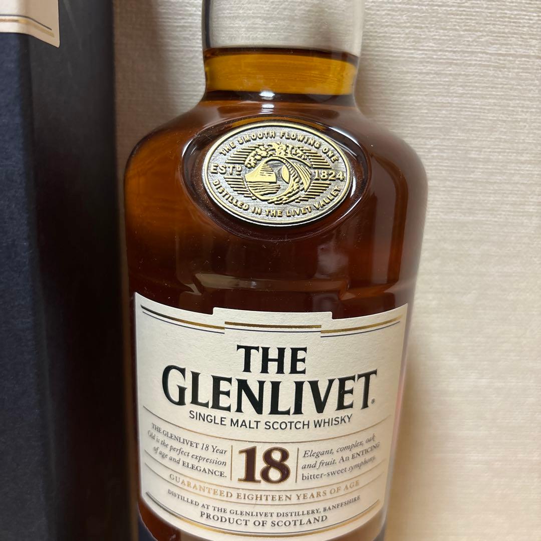 THE GLENLIVET 18年 グレンリベットウイスキー　700ml 古酒