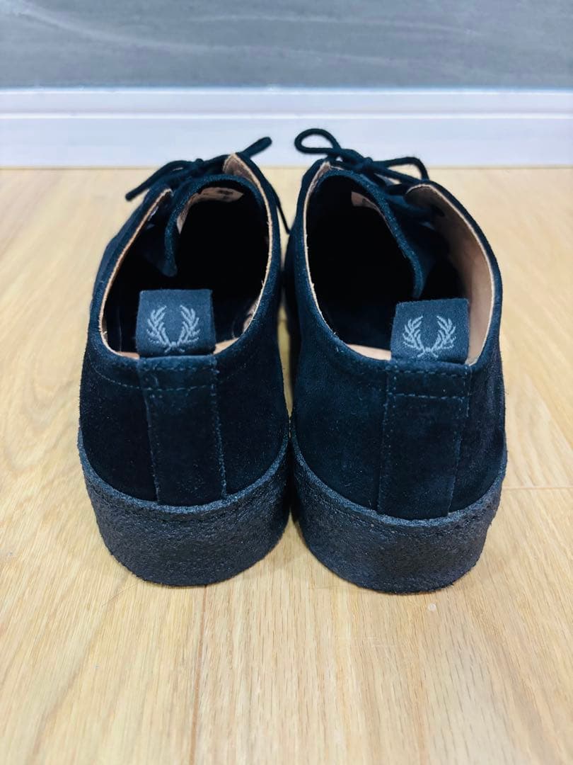 ◆美品　ECOX PATRICCOX 黒 スエード モカシン シューズ