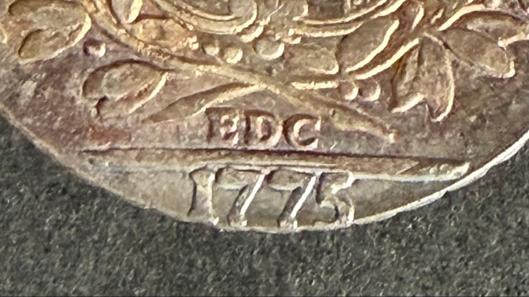 ③ 【18世紀】1775年 アンティーク 本物保証 EDC刻印