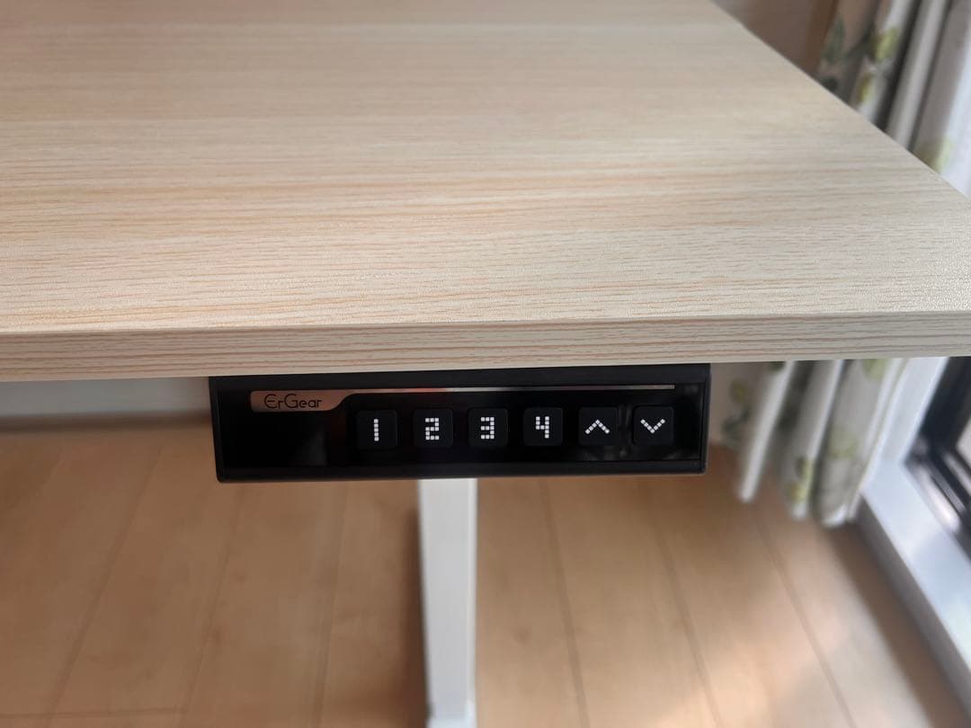 ErGear電動昇降式デスク 幅120 x 奥行き60 x 高さ72-118cm