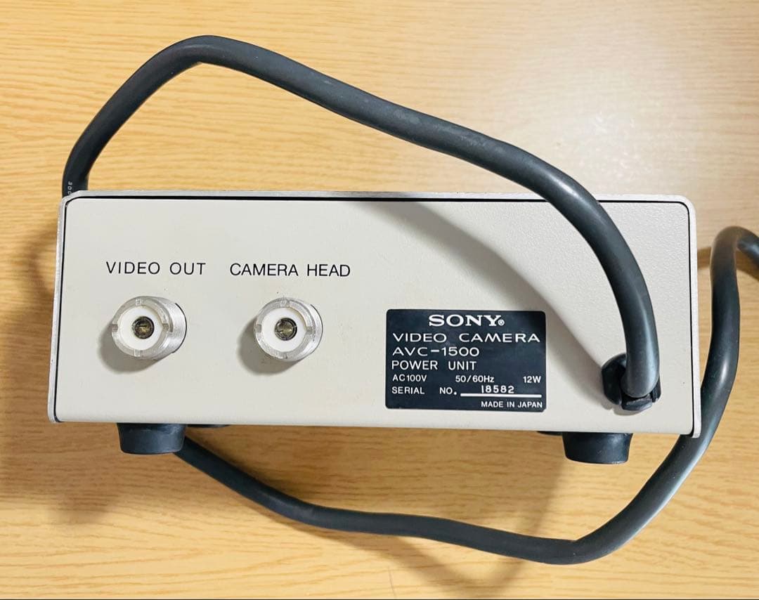 レア【51年前のポータブルカメラ】SONY AVC-1500本体+電源　ジャンク