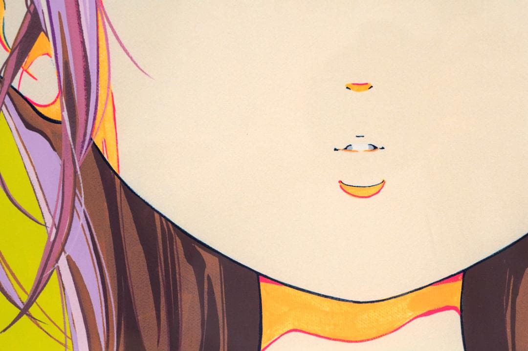 愛☆まどんな「彼女の顔が思い出せない-ゆめみ-」シルクスクリーン