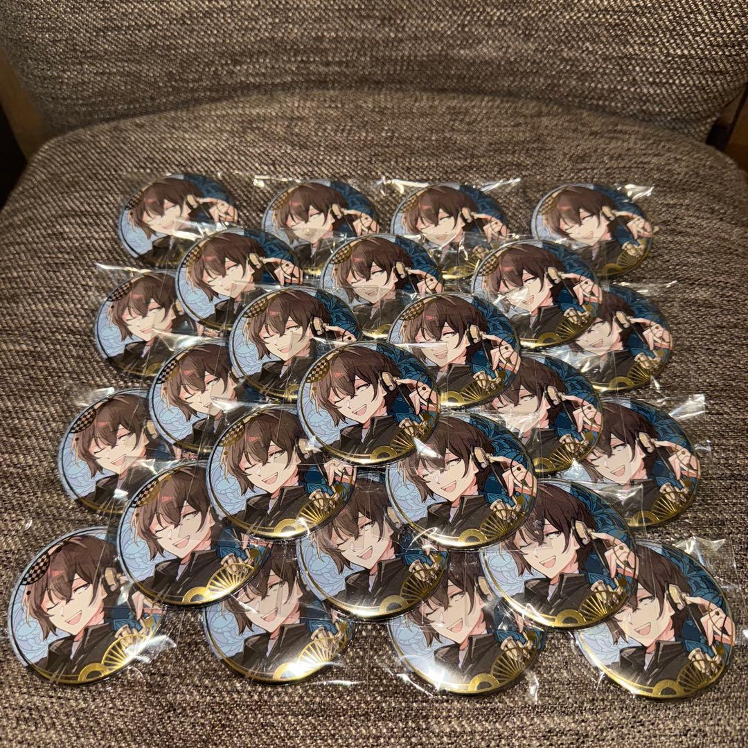 文豪ストレイドッグス 春河35画集 ゲーマーズ　箔押し缶バッジ　太宰治　30点