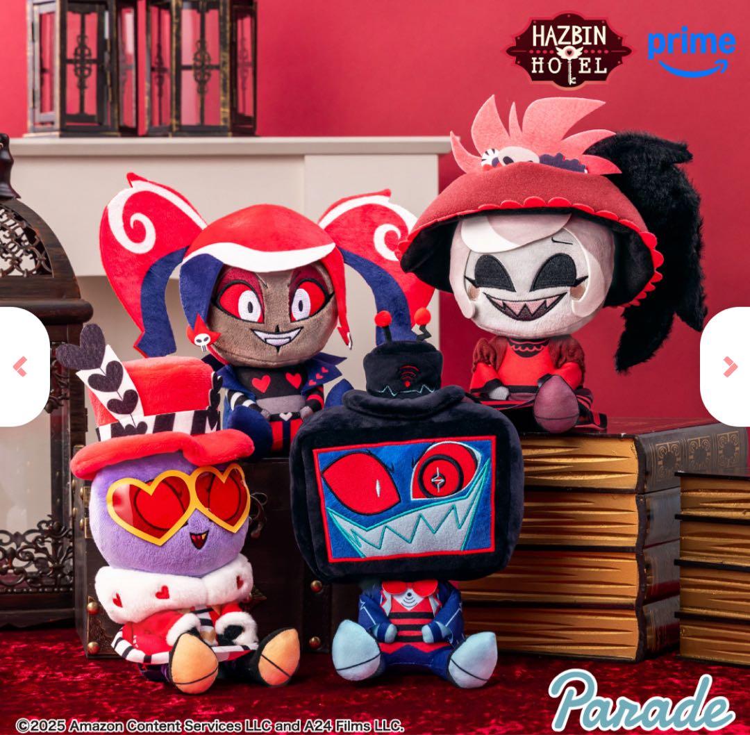 ハズビン・ホテルへようこそ おすわりぬいぐるみ ヴァレンティノ ROUND1限定