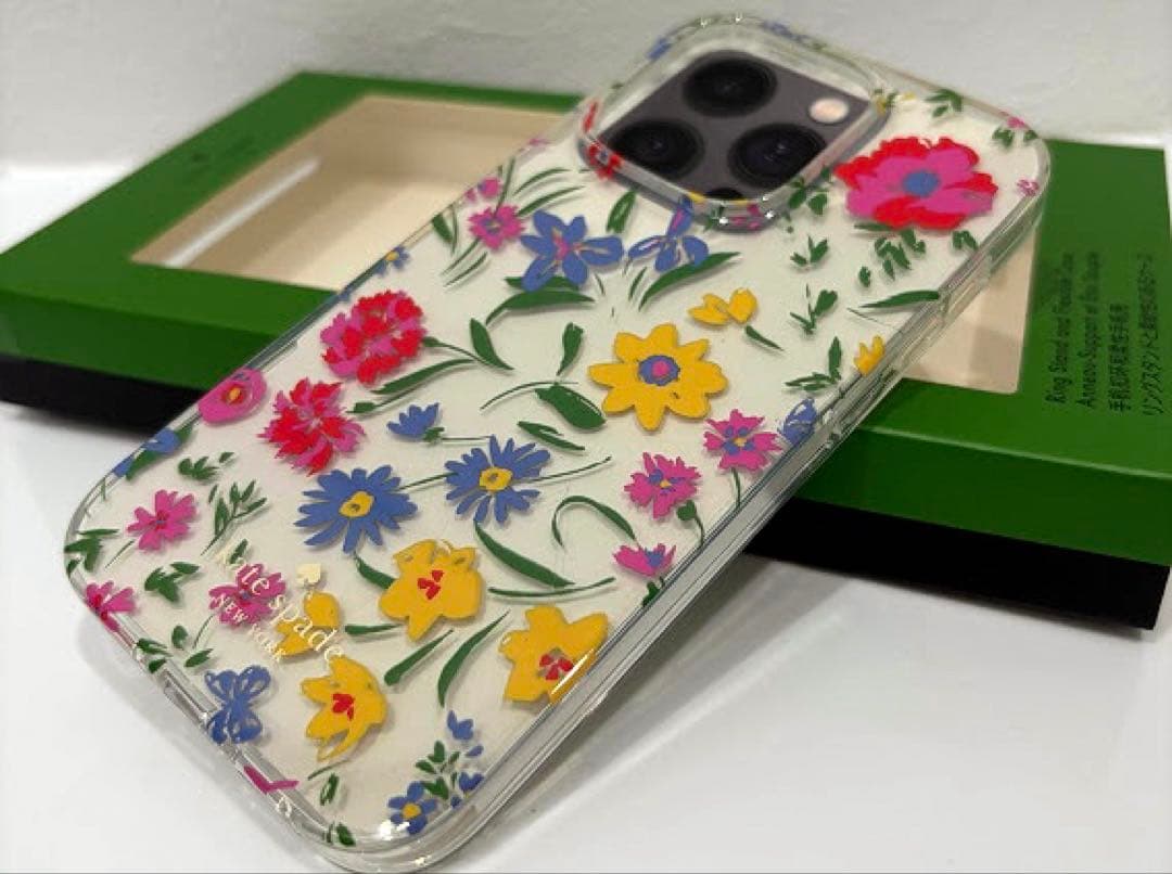KATE SPADE ケイトスペード iPhone14Pro スマホリング付属