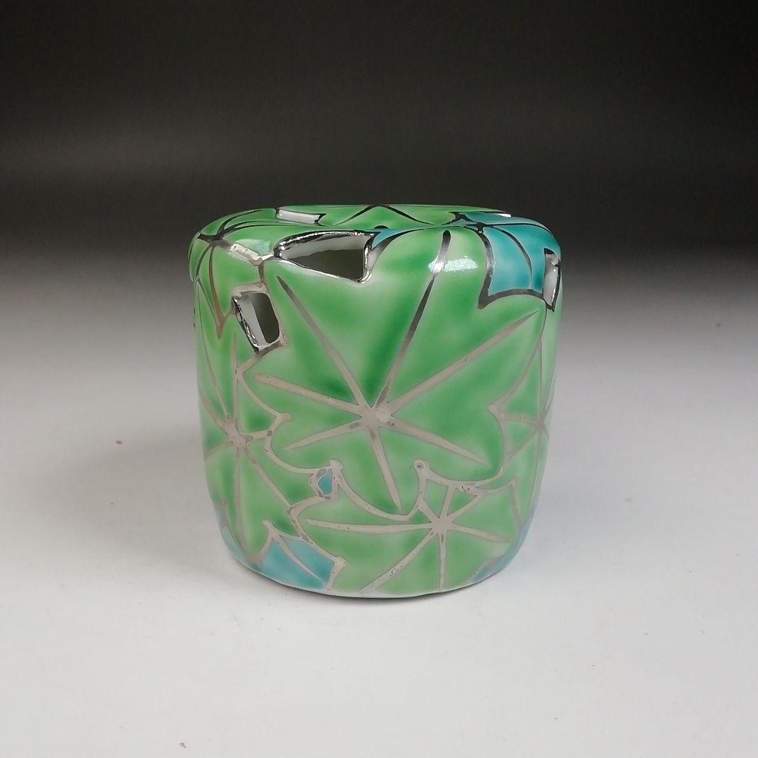 Ｔ９６４　蓋置　『青楓　蓋置』『高野昭阿弥 造』　共箱　茶道具