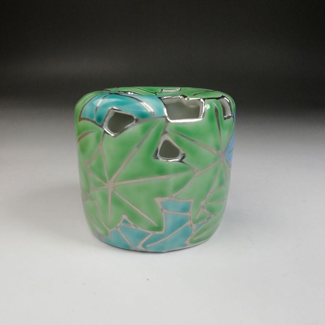 Ｔ９６４　蓋置　『青楓　蓋置』『高野昭阿弥 造』　共箱　茶道具