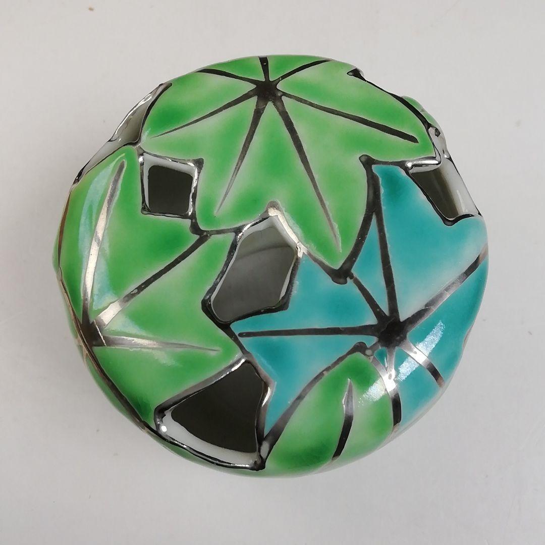 Ｔ９６４　蓋置　『青楓　蓋置』『高野昭阿弥 造』　共箱　茶道具