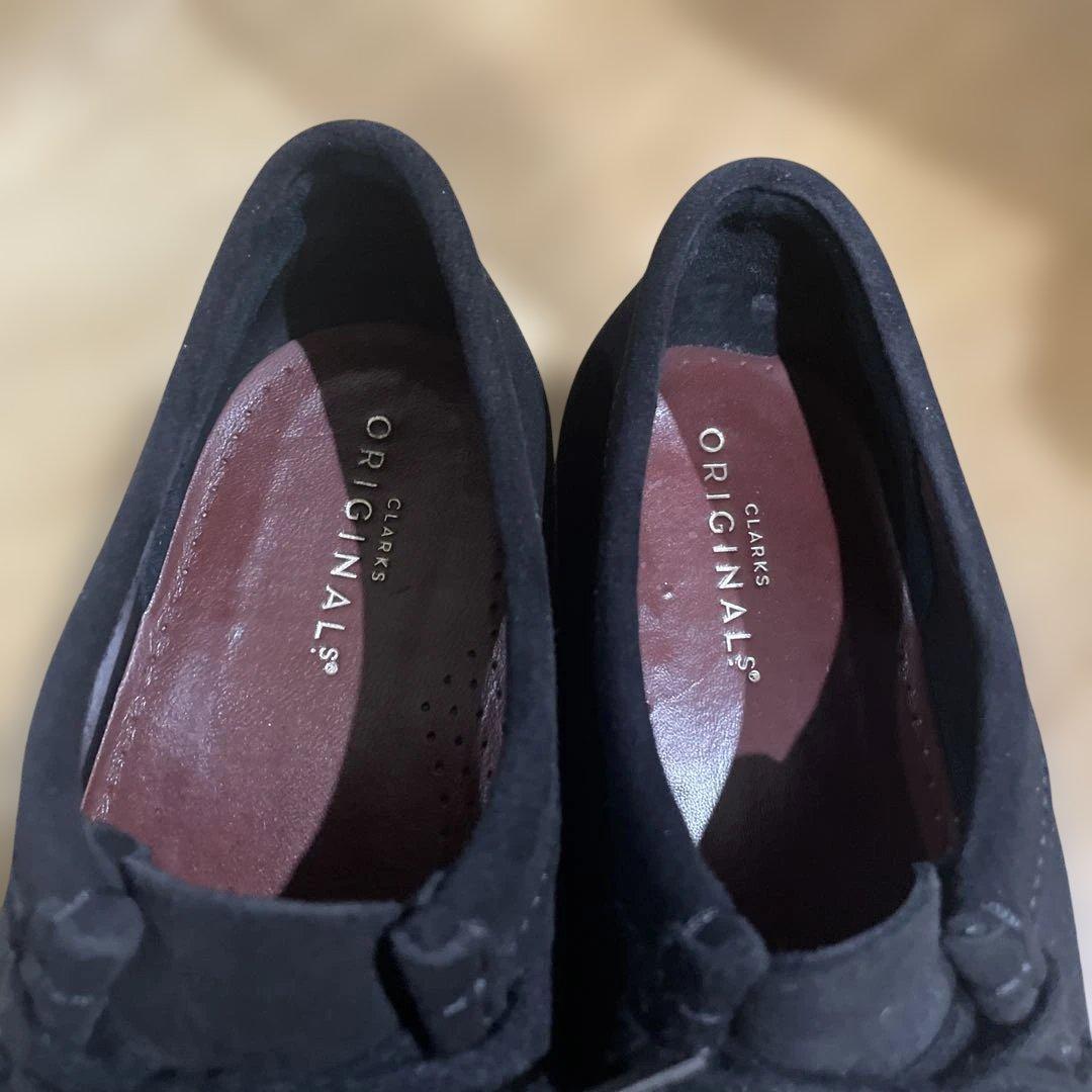 クラークスCLARKS ワラビー　オールブラック　27㎝