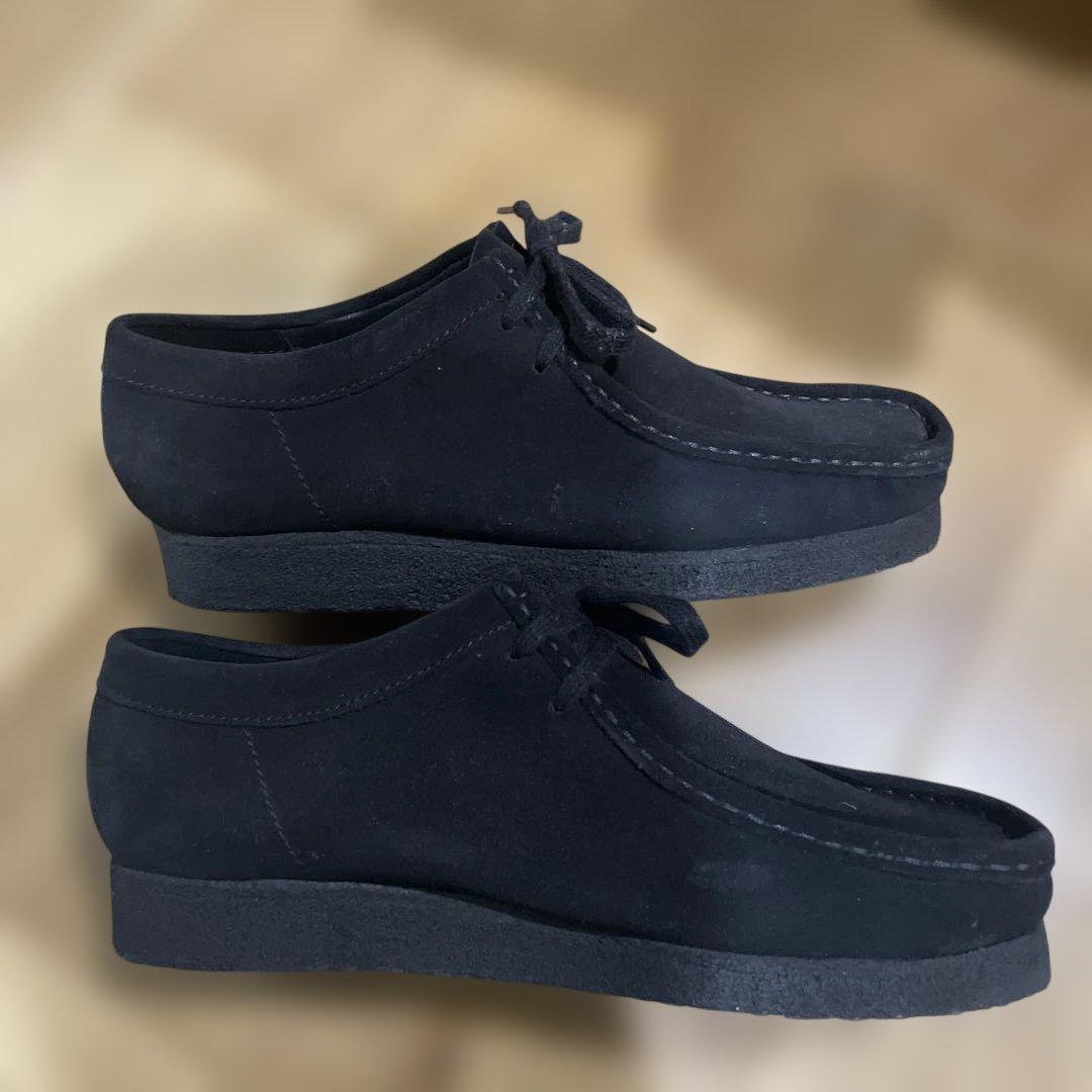 クラークスCLARKS ワラビー　オールブラック　27㎝