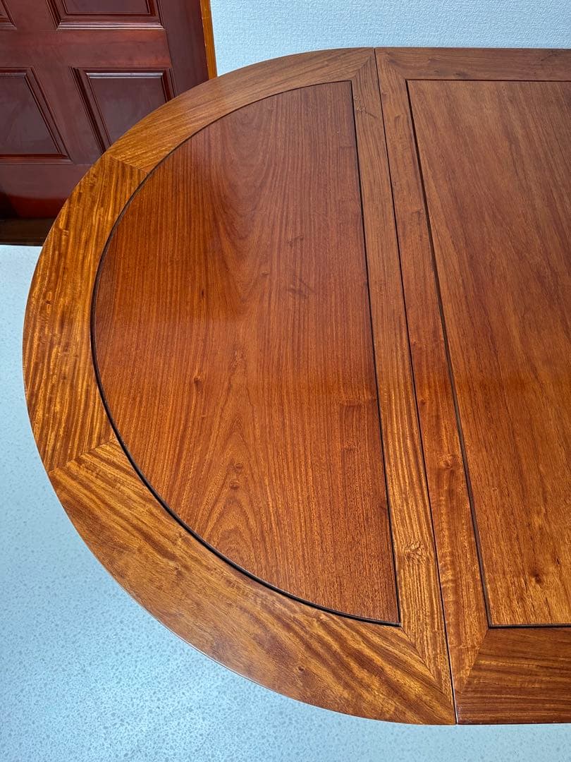 唐木無垢材 伸長 ダイニンテーブル エクステンションテーブル 花梨 ※.i1 ※