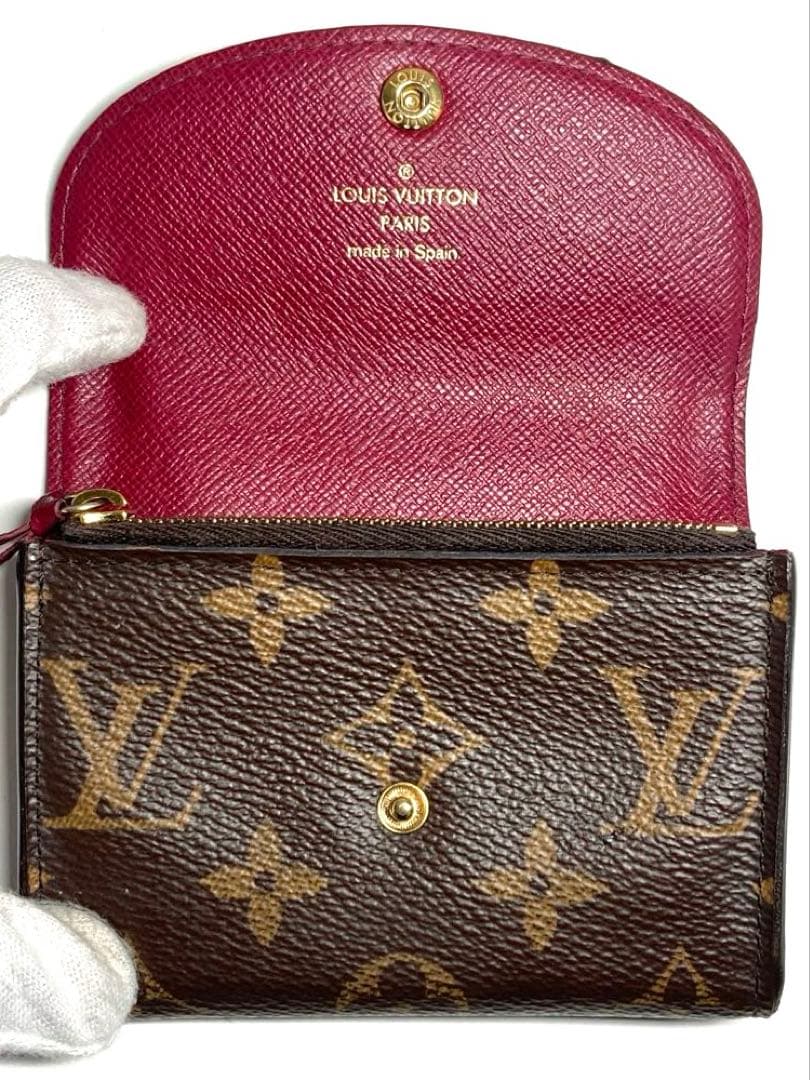 ルイヴィトン モノグラム ポルトモネ ロザリ バレリーヌ　ケース　箱付き