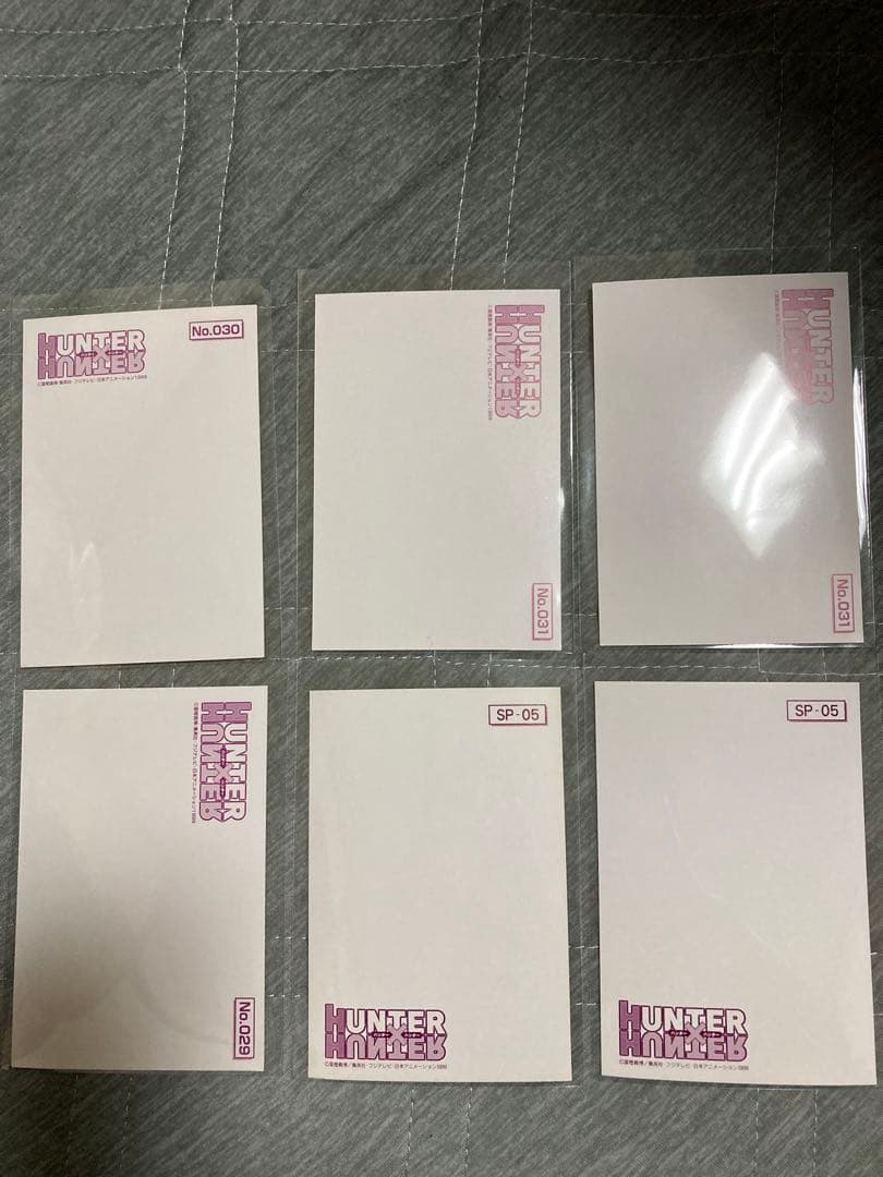 HUNTER×HUNTER ヒソカ ブロマイドカード 6枚セット