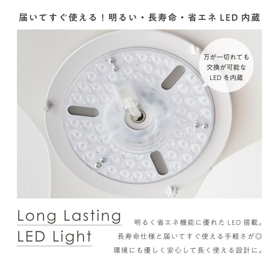 VENTOTA シーリングファンライト 調光調色 Fisso ホワイト