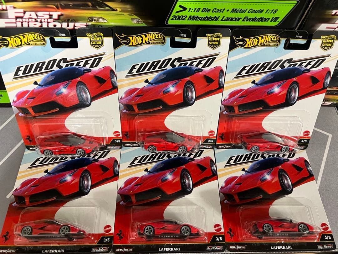 Hotwheels EURO SPEED LAFERRARI 6台