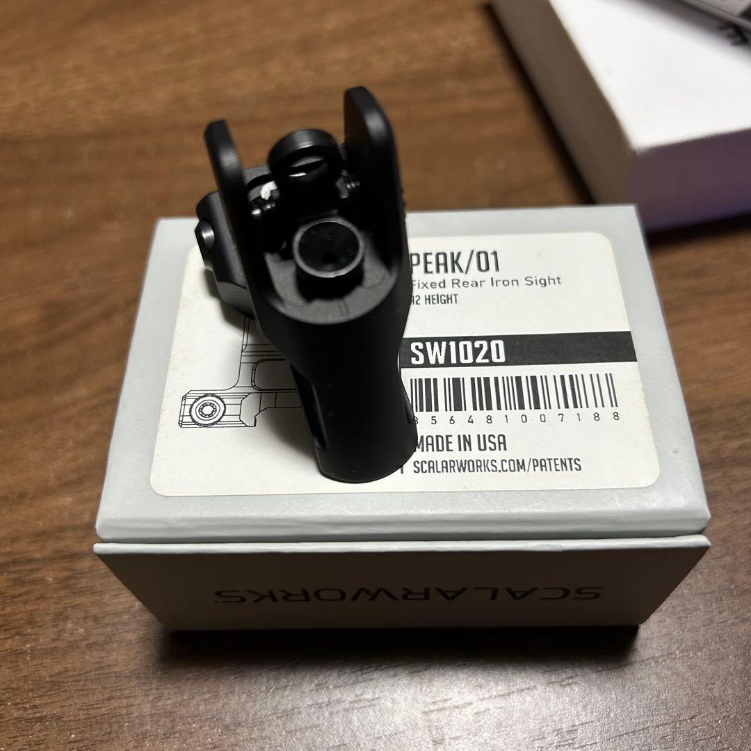 【実物】Scalarworks Peak/01 Iron Sight Set