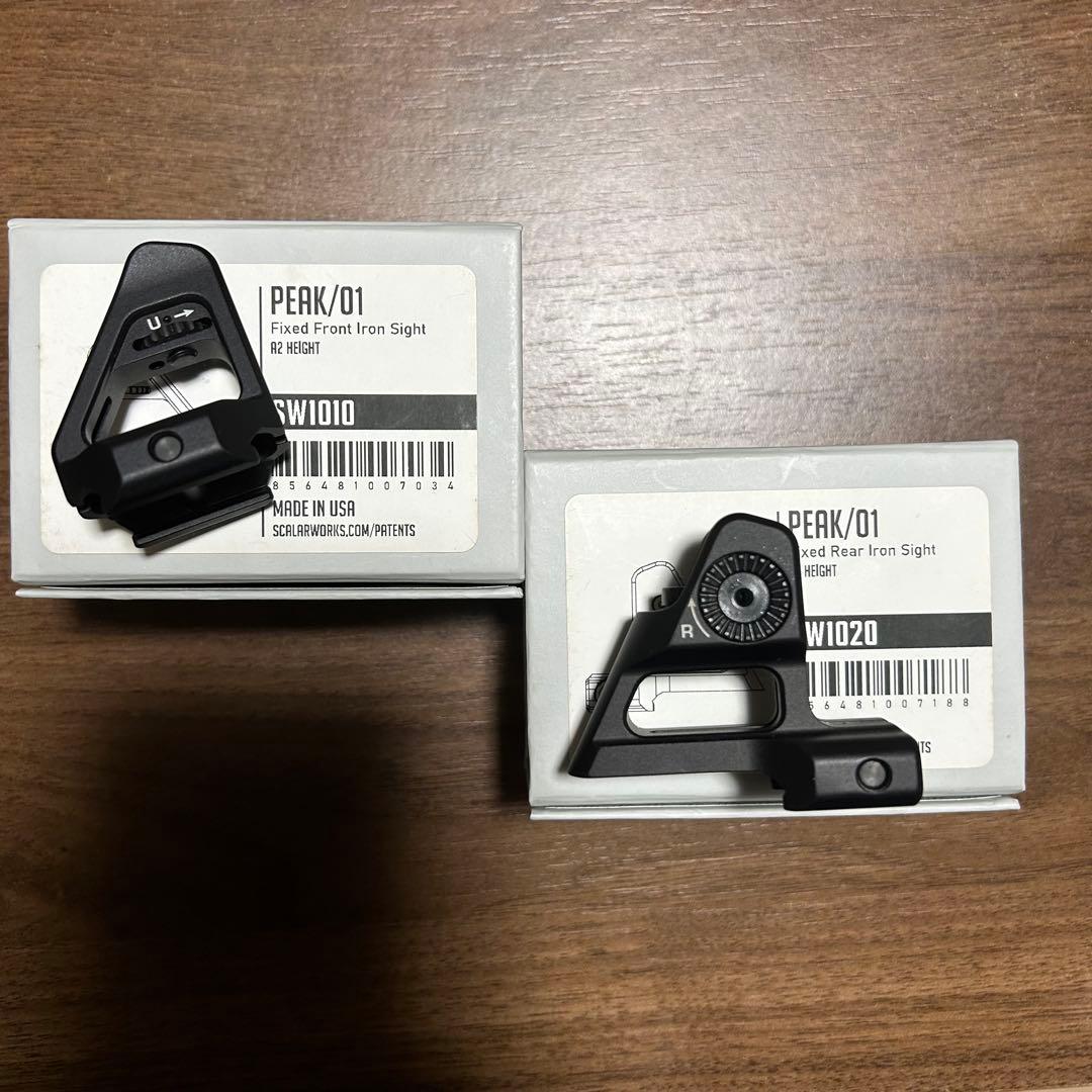 【実物】Scalarworks Peak/01 Iron Sight Set