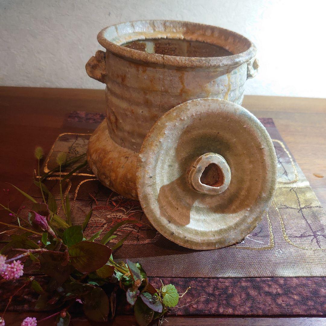 陶器製水差し中堅陶芸家の伊賀焼きの水差し