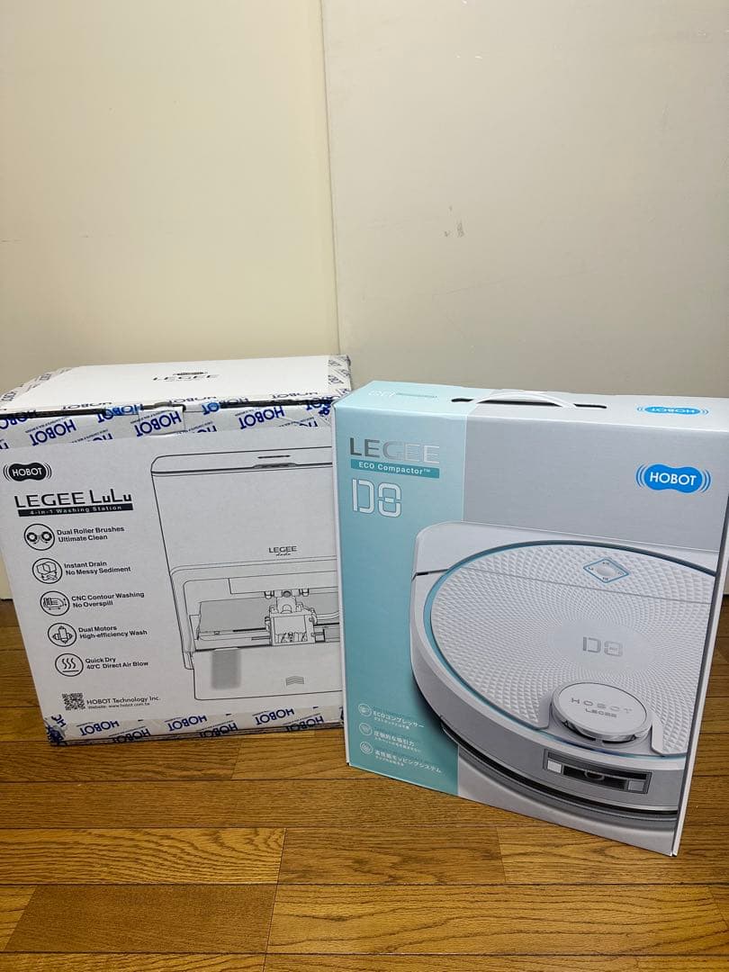 HOBOT 全自動床掃除ロボット「LEGEE-D8 & LuLu」