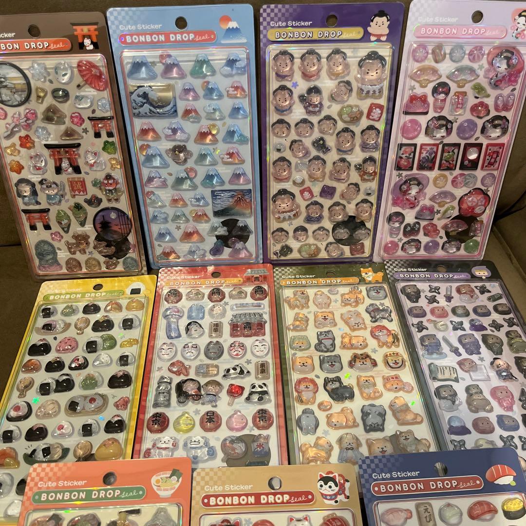 ボンボンドロップシール　和柄　正規品　まとめ売り！