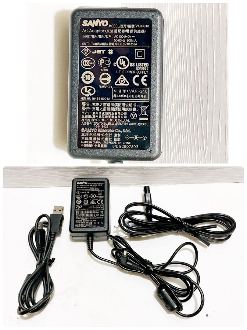 SANYO Xacti DMX-WH1E【説明書・充電器付】