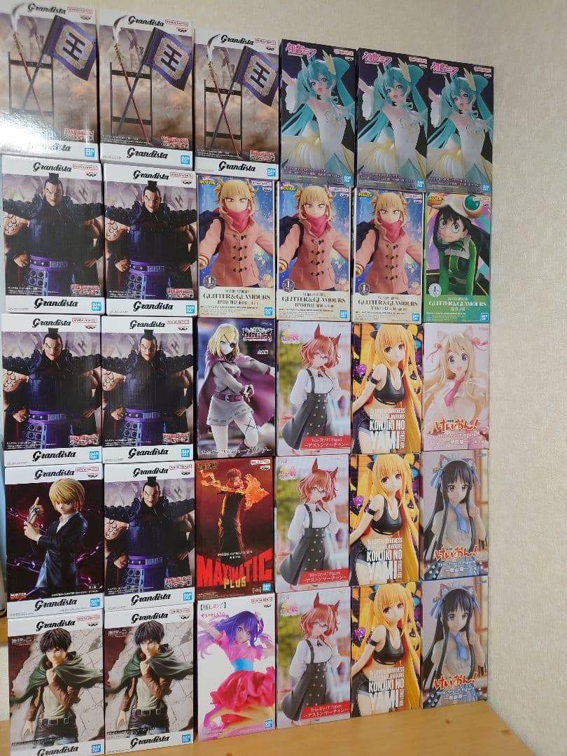 プライズフィギュア　まとめ売り　計30個　王騎将軍　旗　初音ミク　ヒロアカ　等々