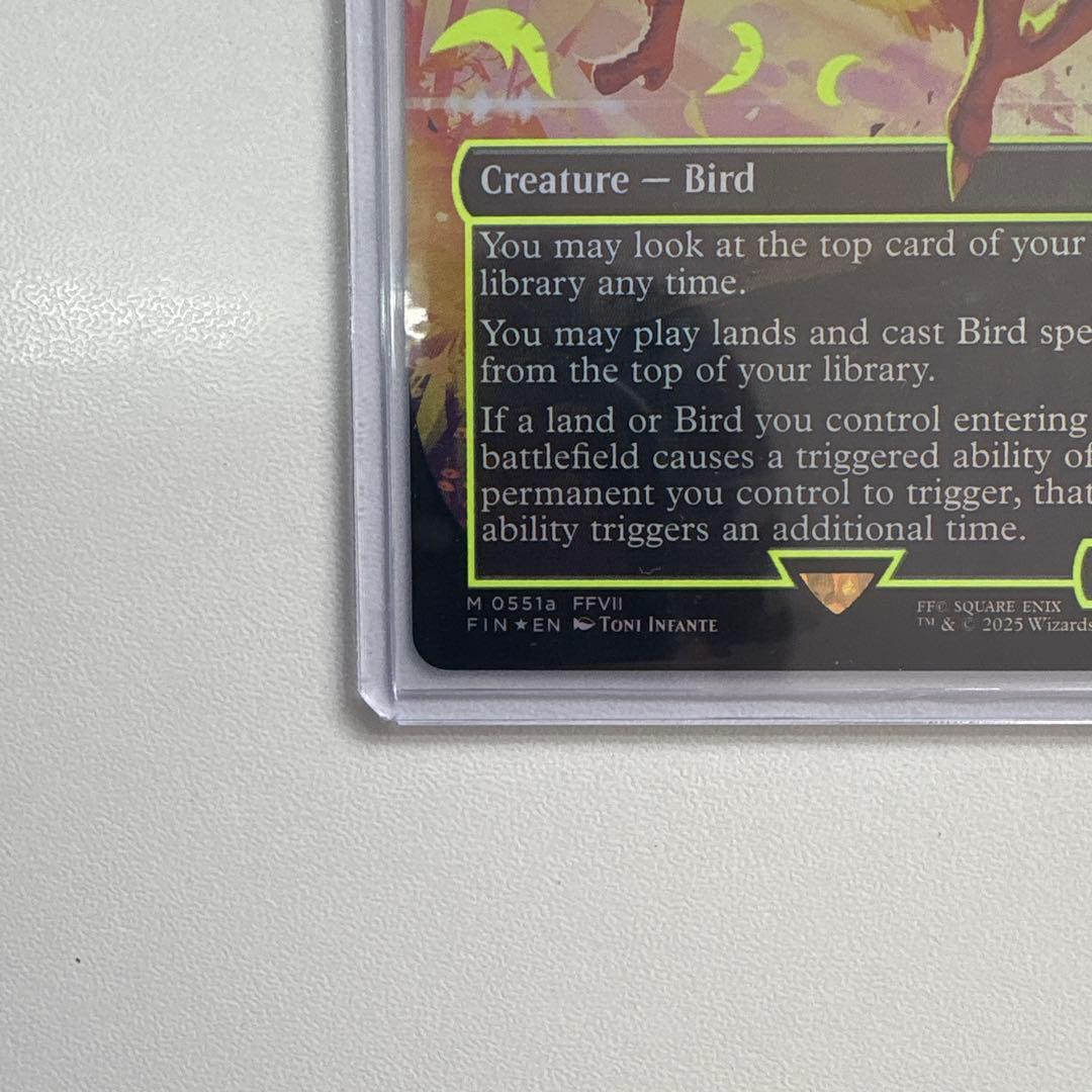 T*n様 MTG 旅するチョコボ　ネオンインクfoil　黄色　FF