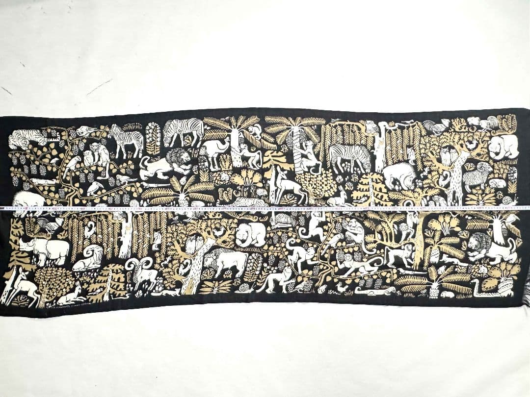 新品INOUI EDITIONS プリント 動物柄マフラー定価2.2万円