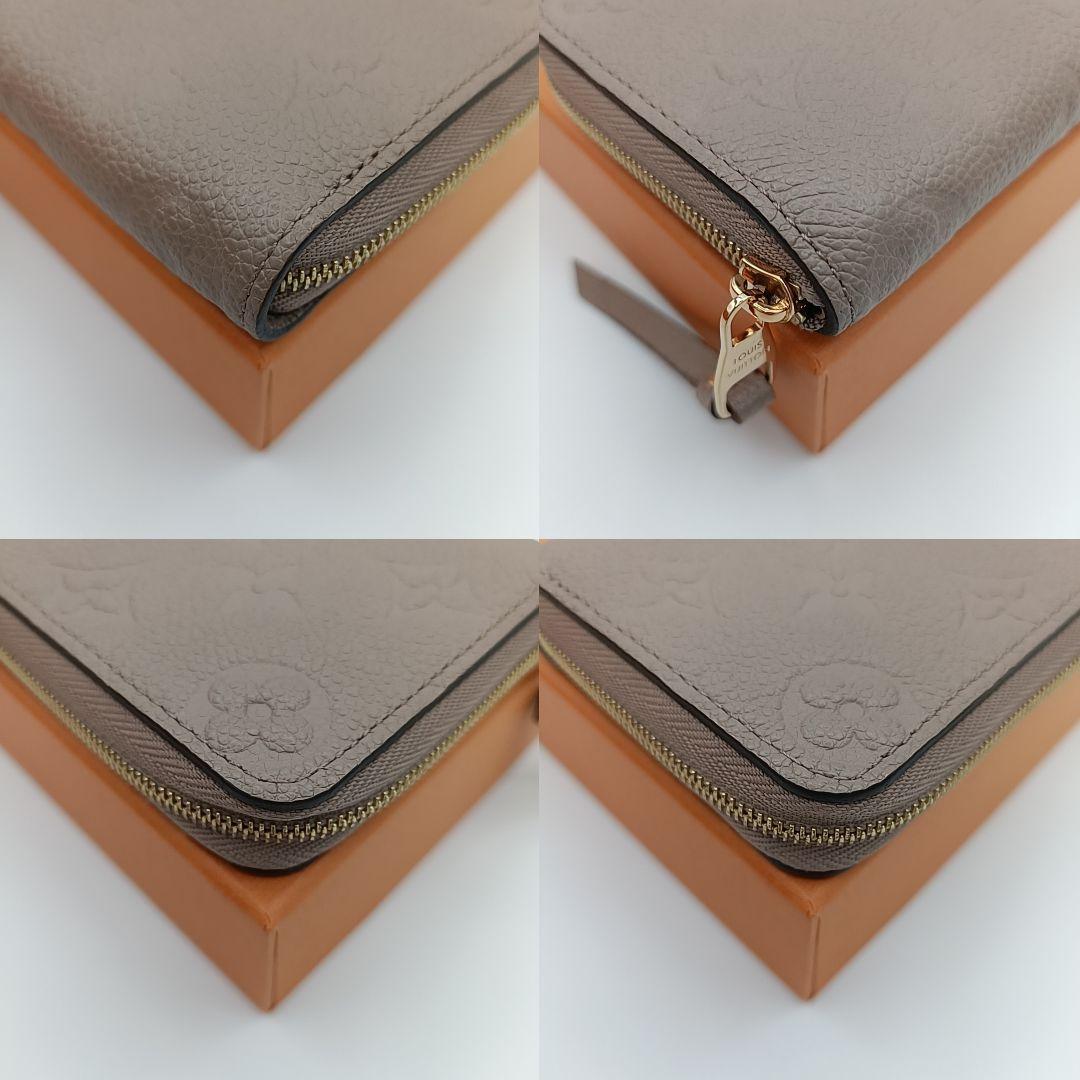 ルイヴィトン モノグラム　アンプラント　ジッピーパース　ベージュ　箱・袋付