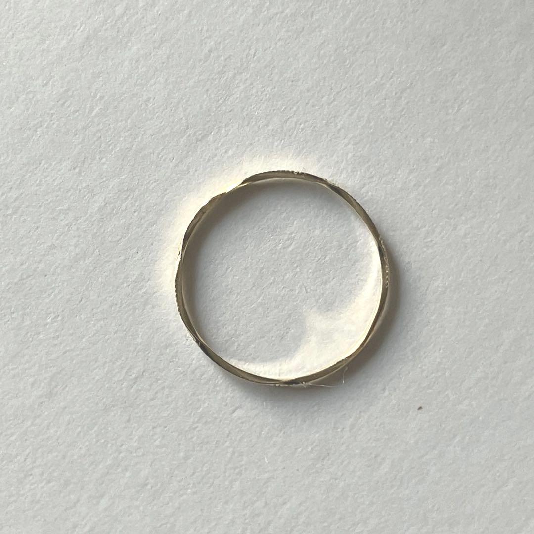K18 18金　16号　リング　50