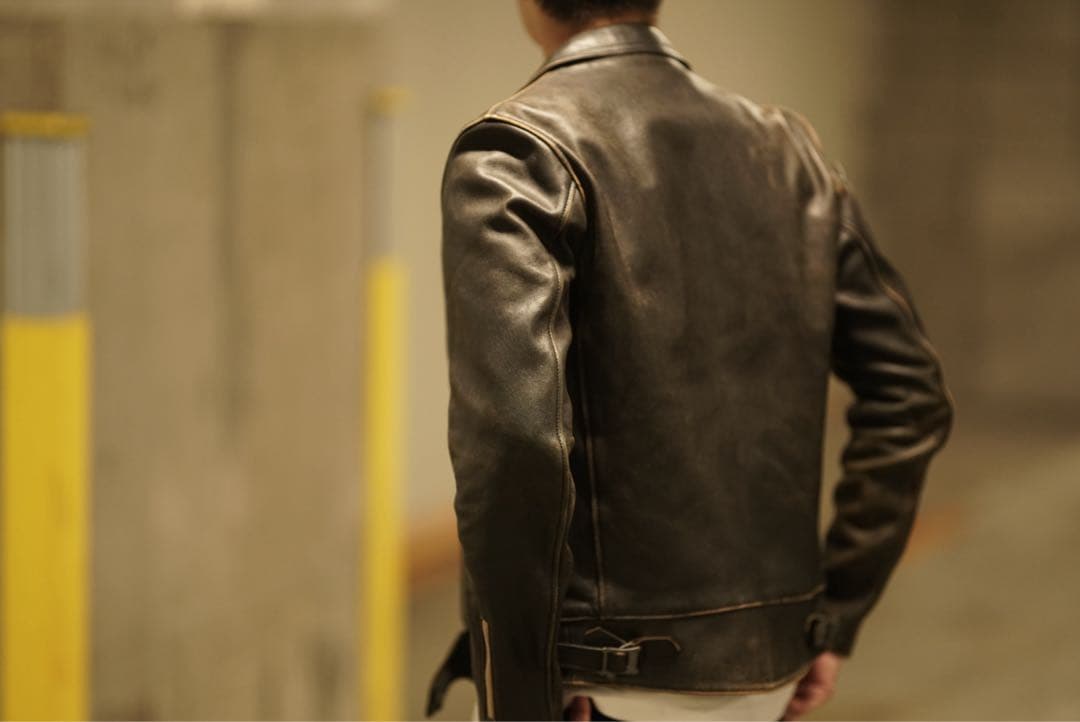 ADDICT CLOTHES アディクトクローズ 羊革 シングルライダース 36