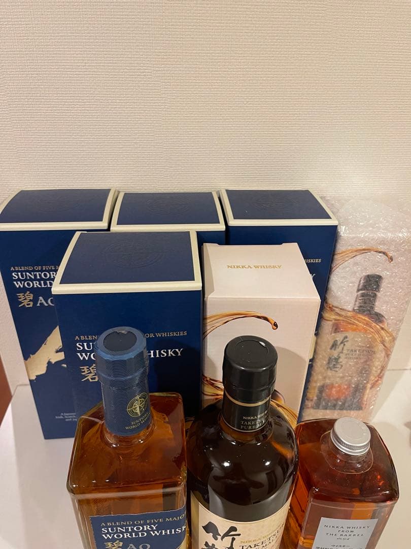 竹鶴ピュアモルト700ml×2 碧700ml ×4 フロムザバレル500ml×1