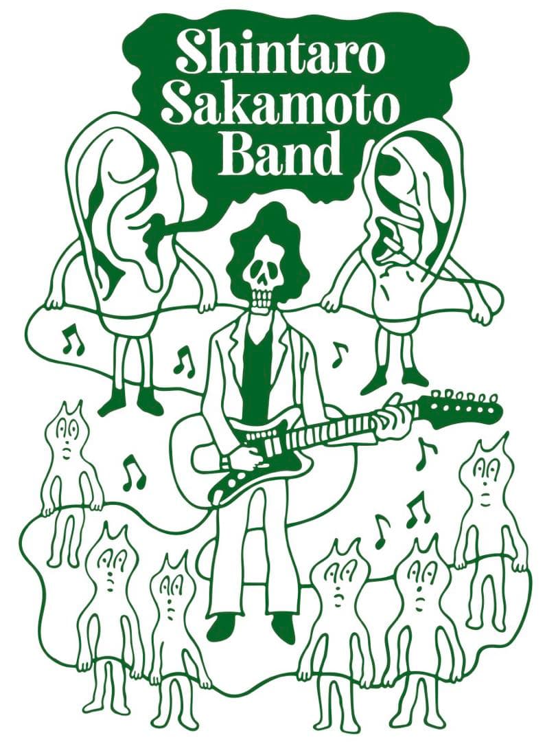 坂本慎太郎 2025年恵比寿リキッドルーム公演Tシャツ　Lサイズ