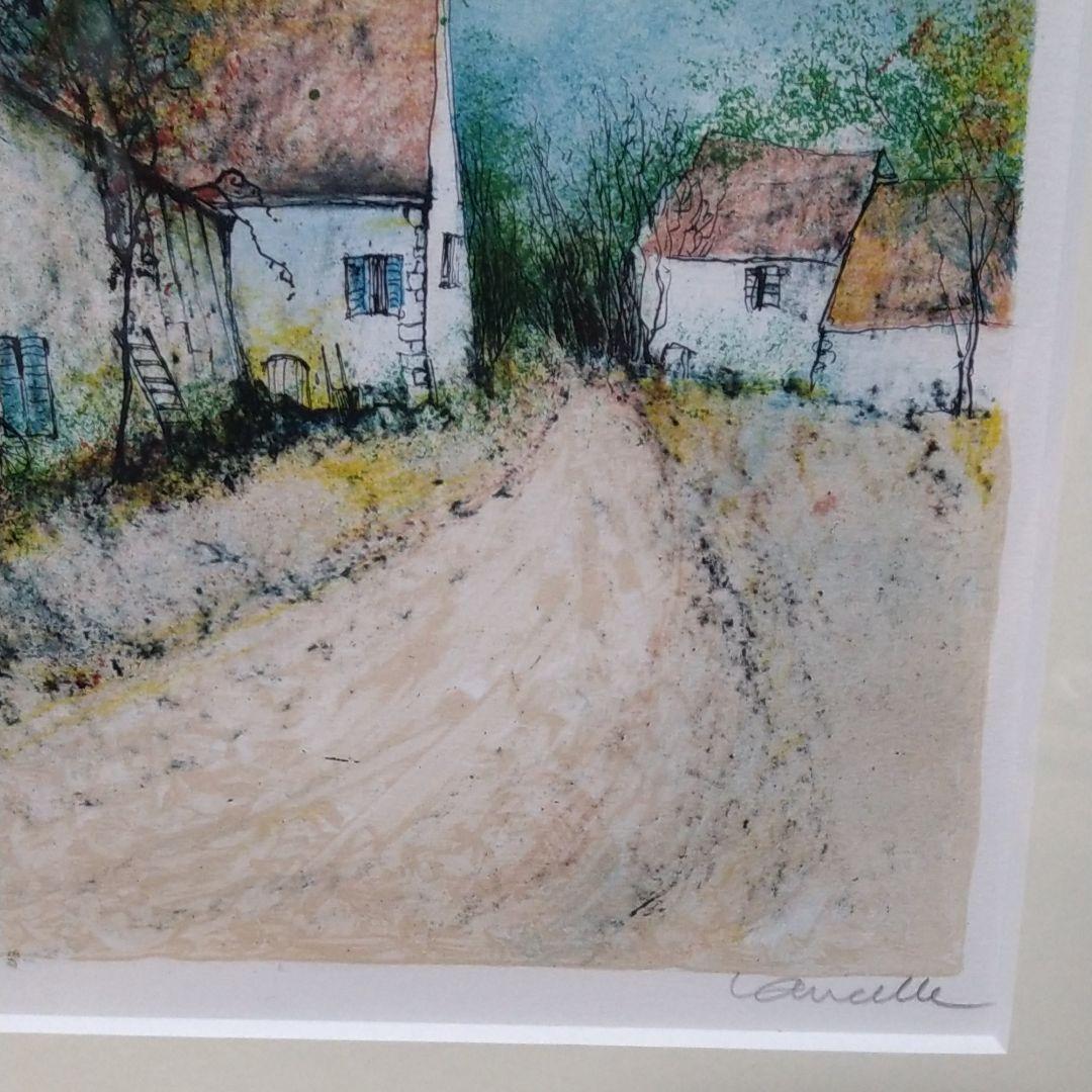 版画額付き　作者不詳