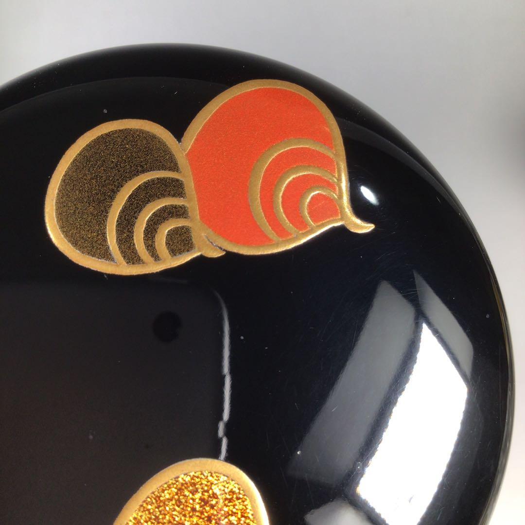 Ｎ３１０　棗　『田中宗凌作』『玉の絵(宝珠蒔絵)』『大棗』　共箱　茶道具