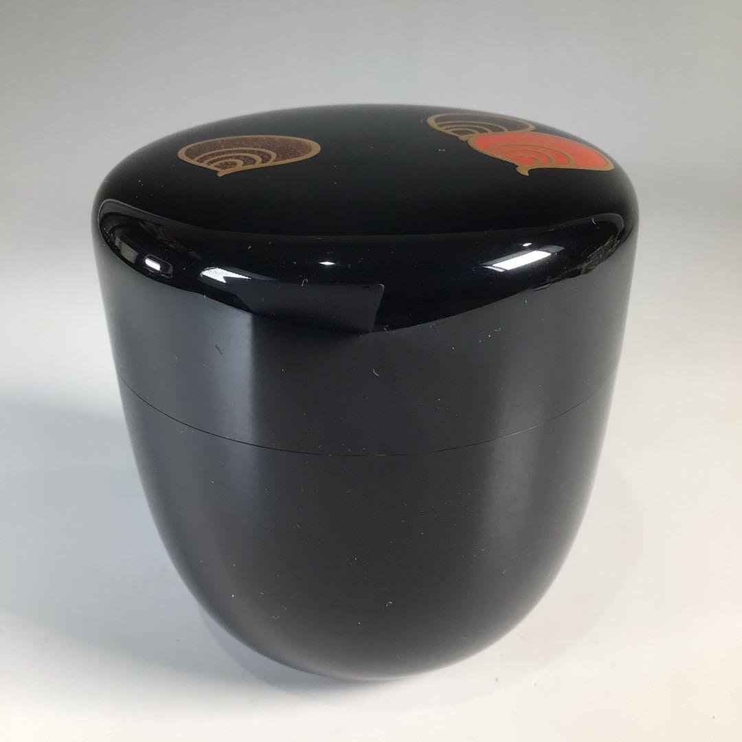 Ｎ３１０　棗　『田中宗凌作』『玉の絵(宝珠蒔絵)』『大棗』　共箱　茶道具