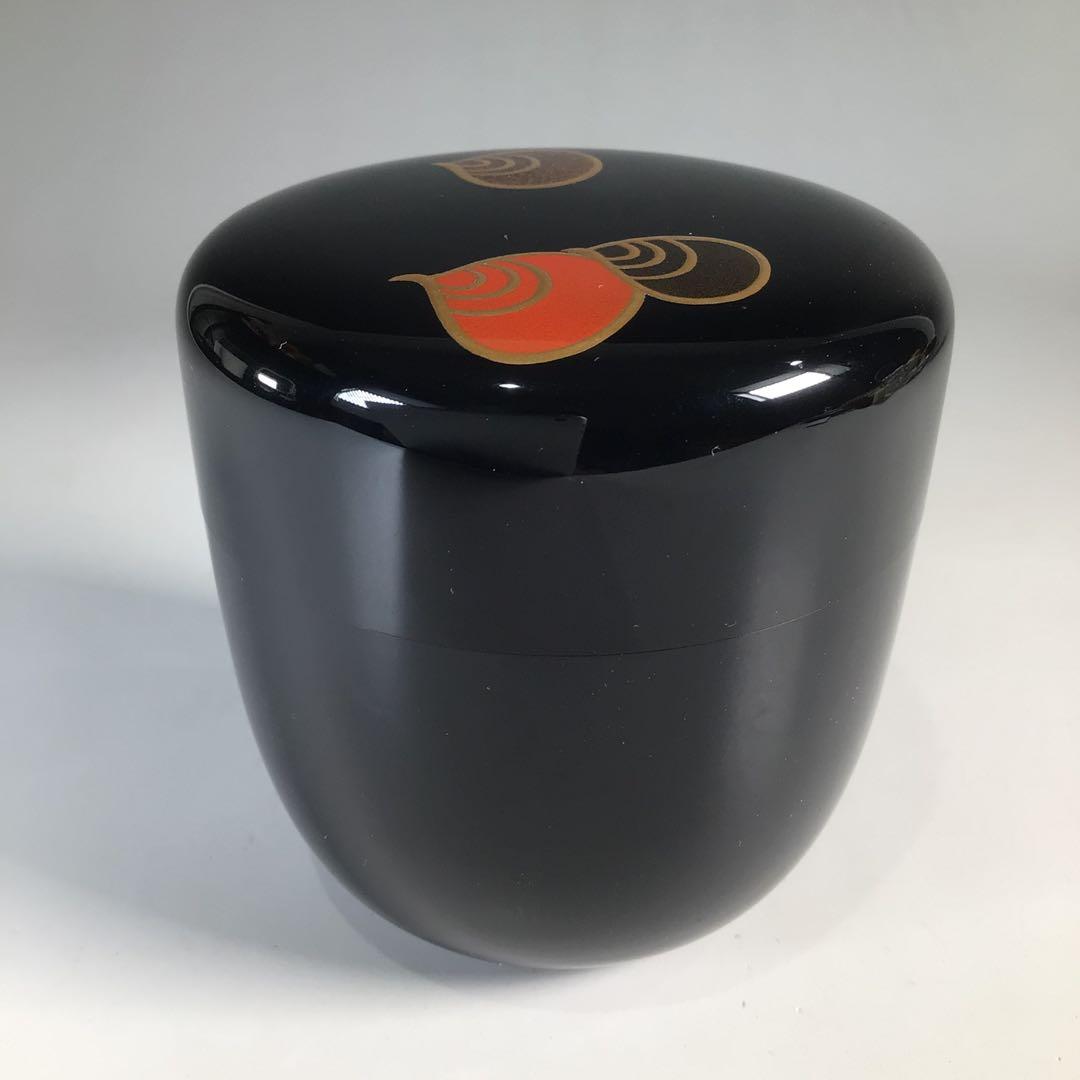 Ｎ３１０　棗　『田中宗凌作』『玉の絵(宝珠蒔絵)』『大棗』　共箱　茶道具