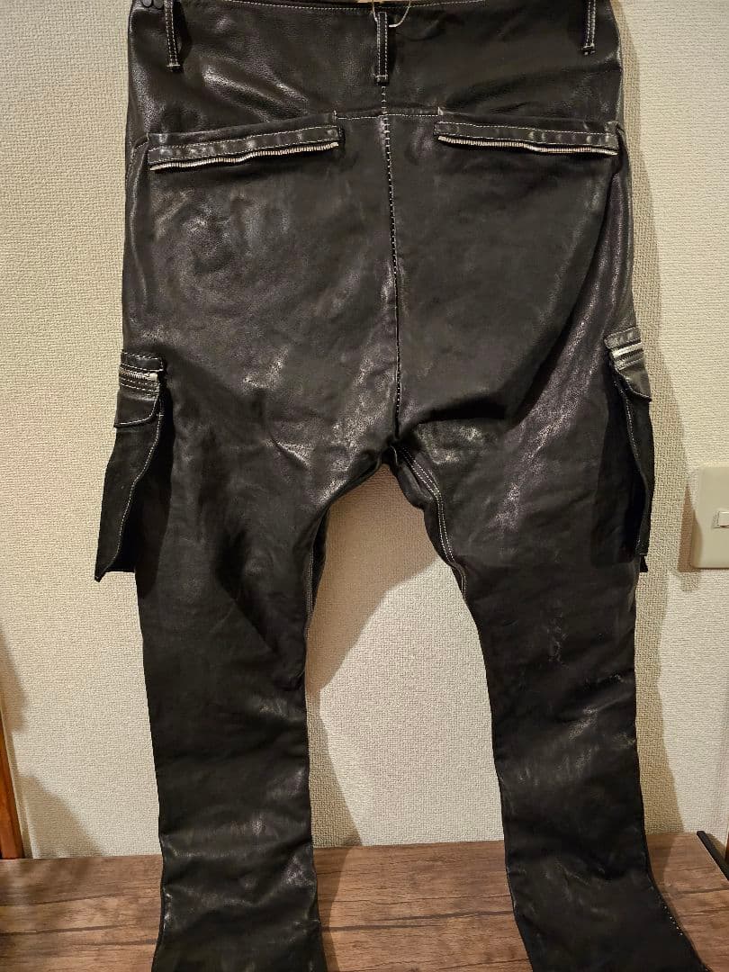 incarnation インカネーション　レザー　サルエルパンツ　黒　試着程度