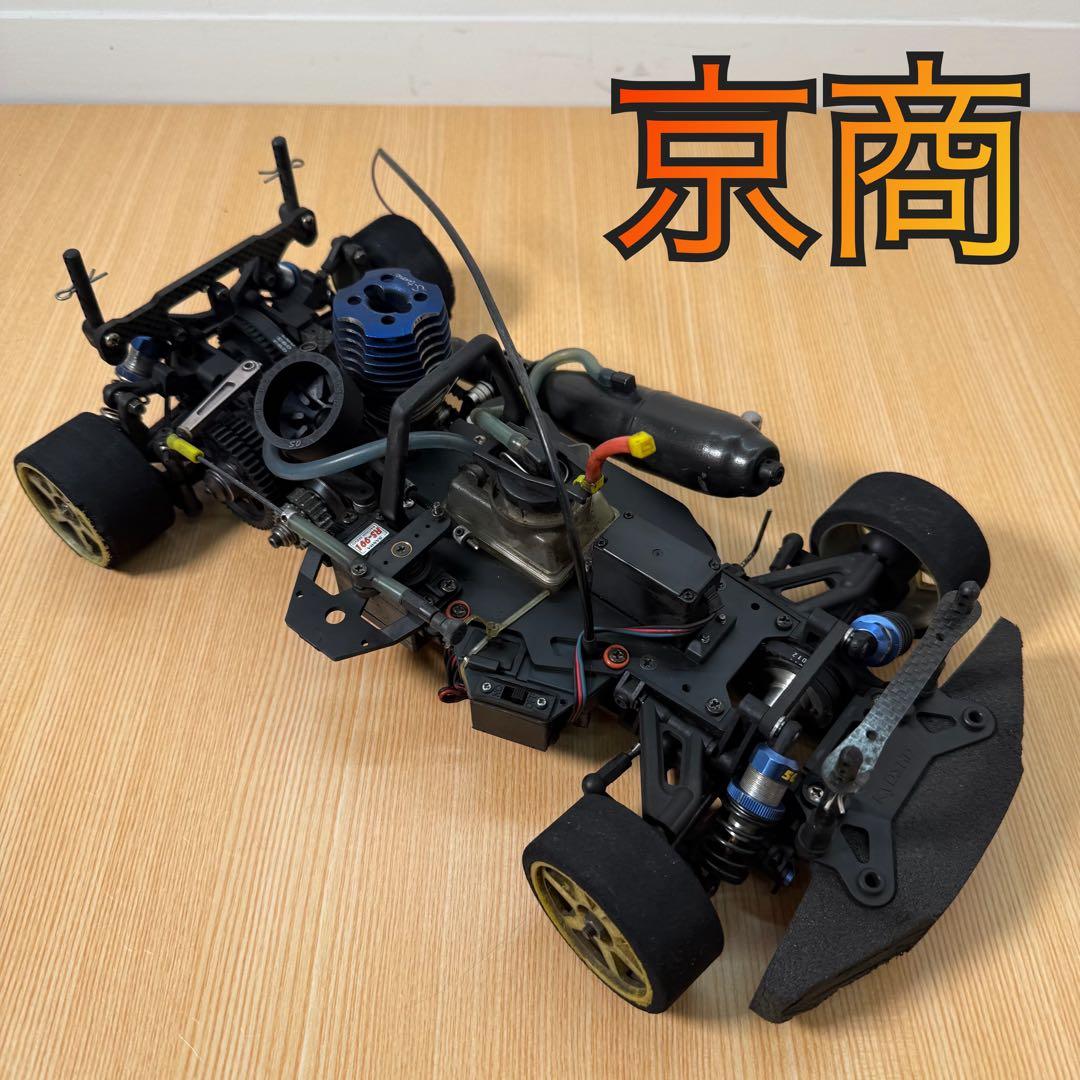 京商　V-One R シャーシ　現状品　エンジンRCカー　ラジコン