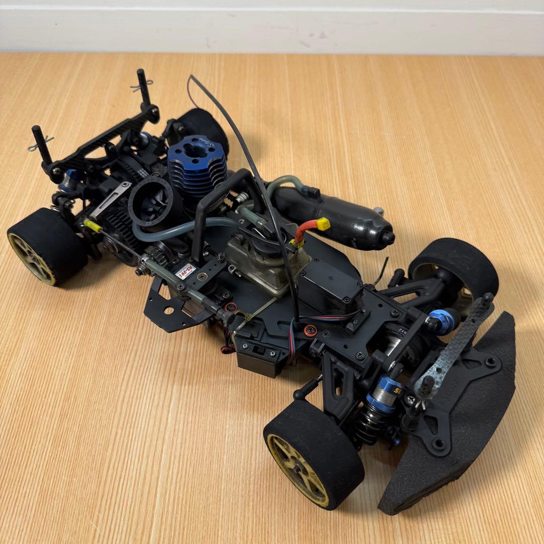 京商　V-One R シャーシ　現状品　エンジンRCカー　ラジコン