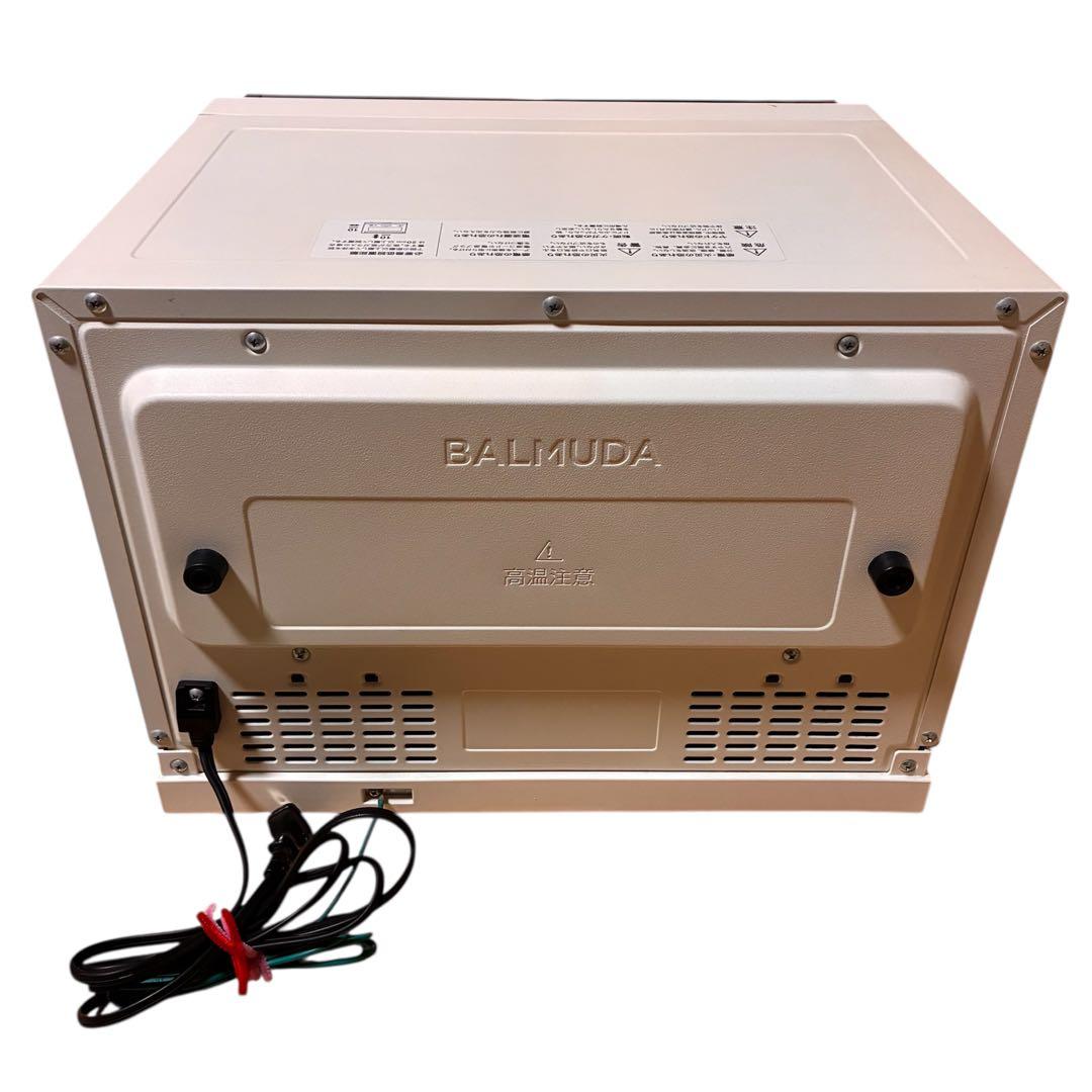 【動作良好】BALMUDA オーブンレンジ K04A-WH ホワイト