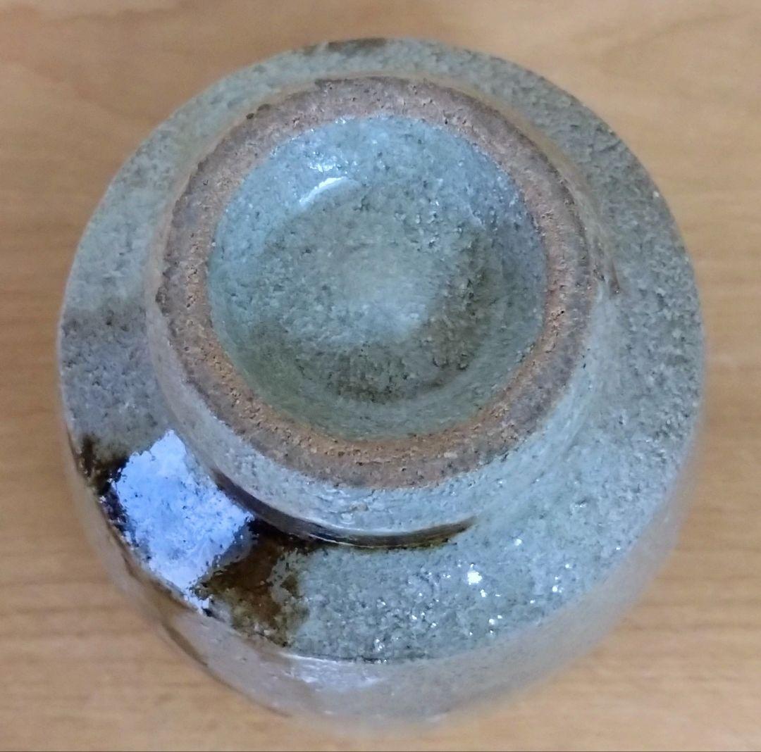 人間国宝　濱田庄司作　益子焼　鉄絵とうきび紋湯呑　湯呑